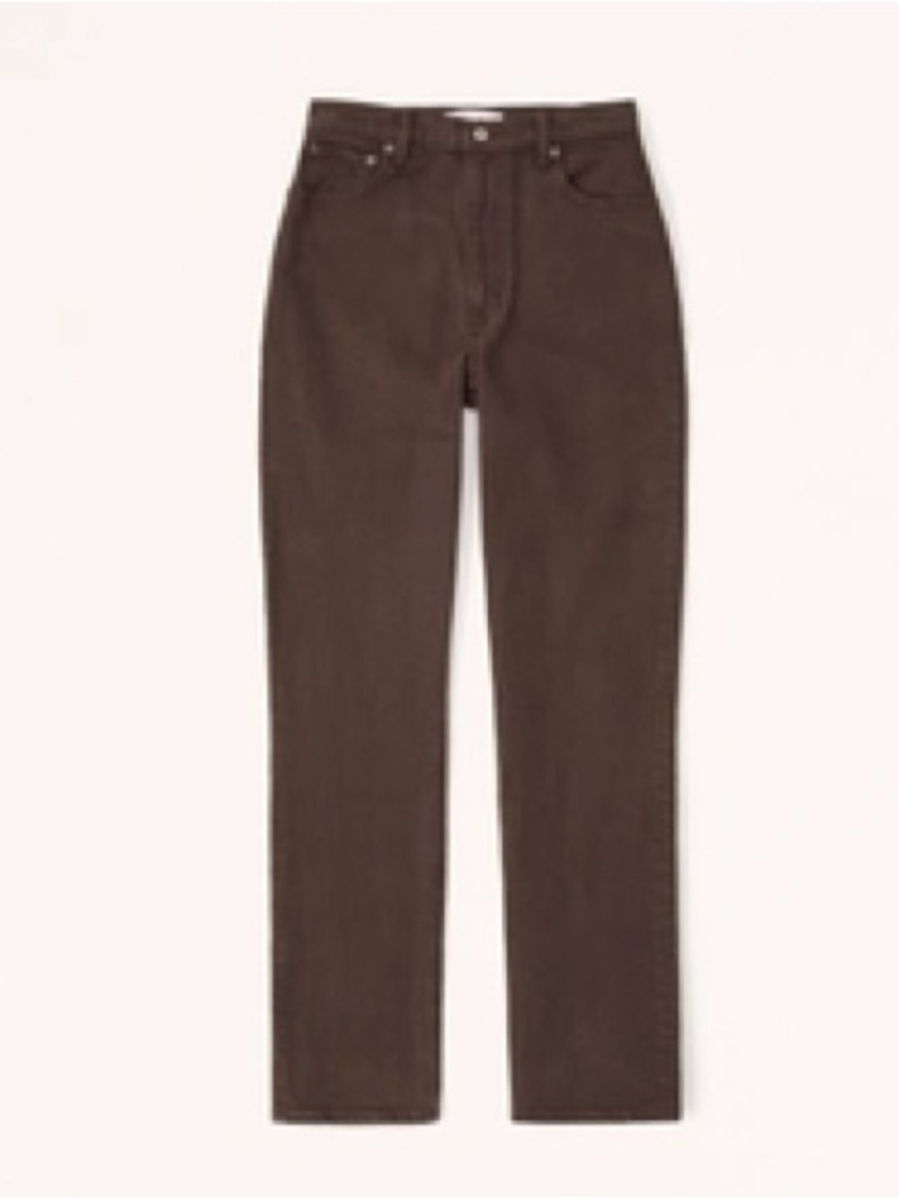 Abercrombie & Fitch Curve Love Ultra High Rise 90s Straight Jean Long